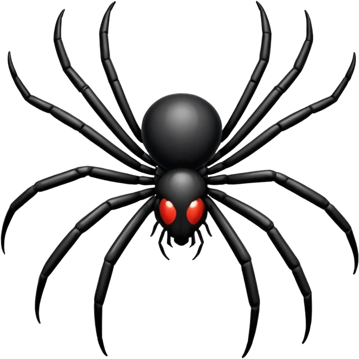 Spider vector emoji