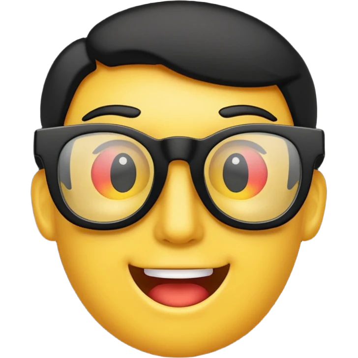 3D glasses emoji