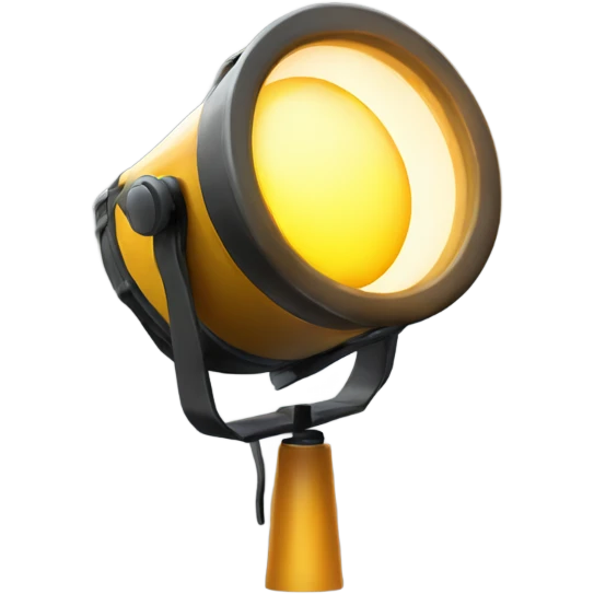 studio lights emoji