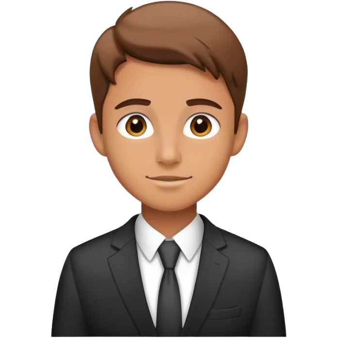 a college student at internship emoji