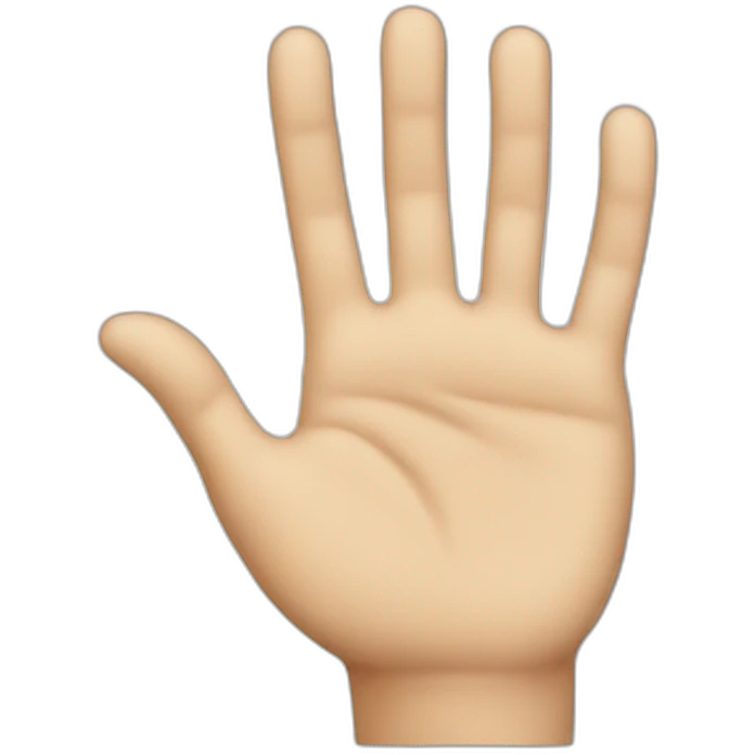 Hand emoji
