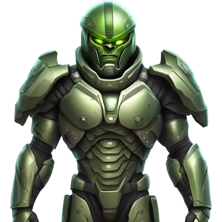 Martian military Overlord full body emoji