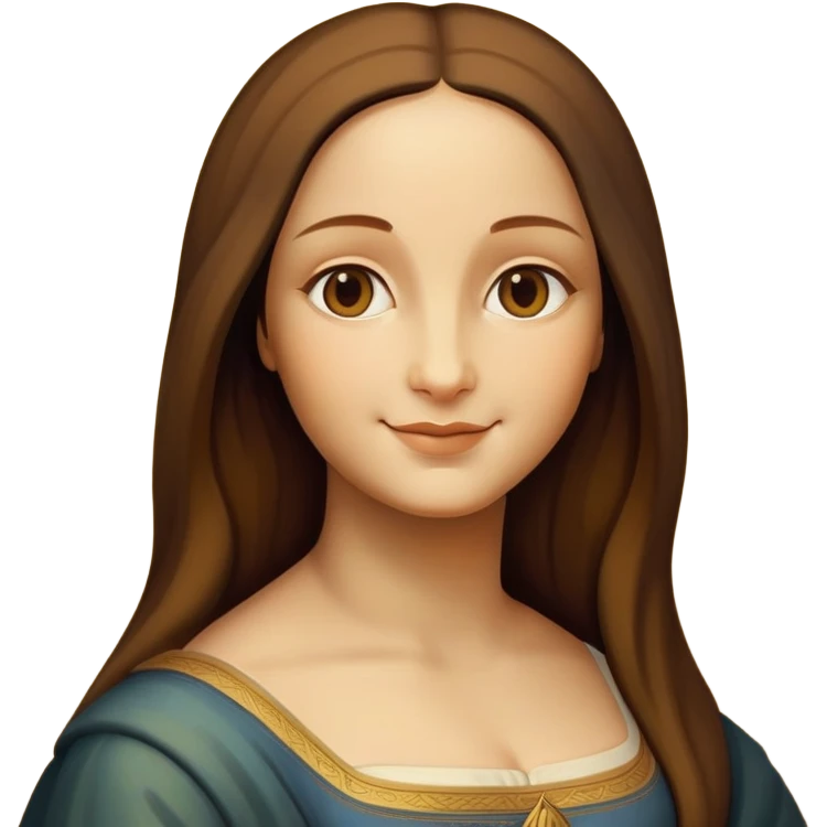 Mona Lisa aesthetic  emoji
