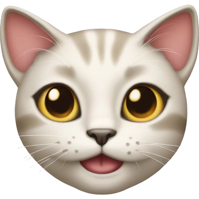 cat serving glam with word "puss"on top emoji