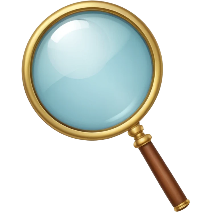 magnifying glass emoji