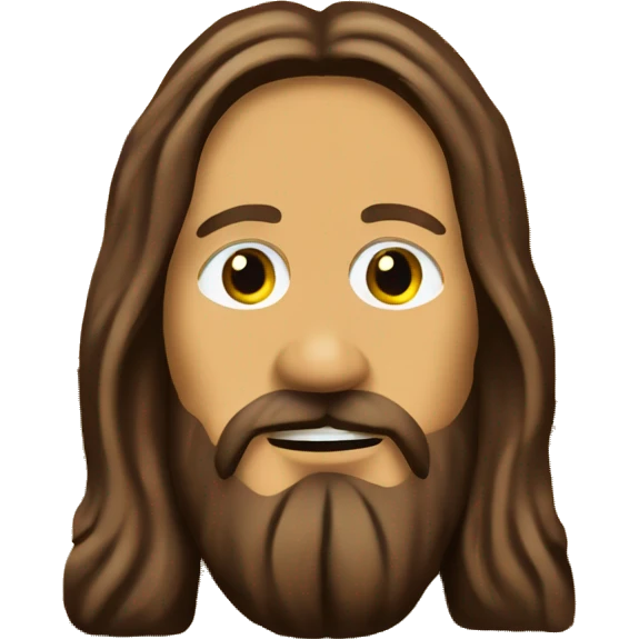Jesus made of potato chips emoji