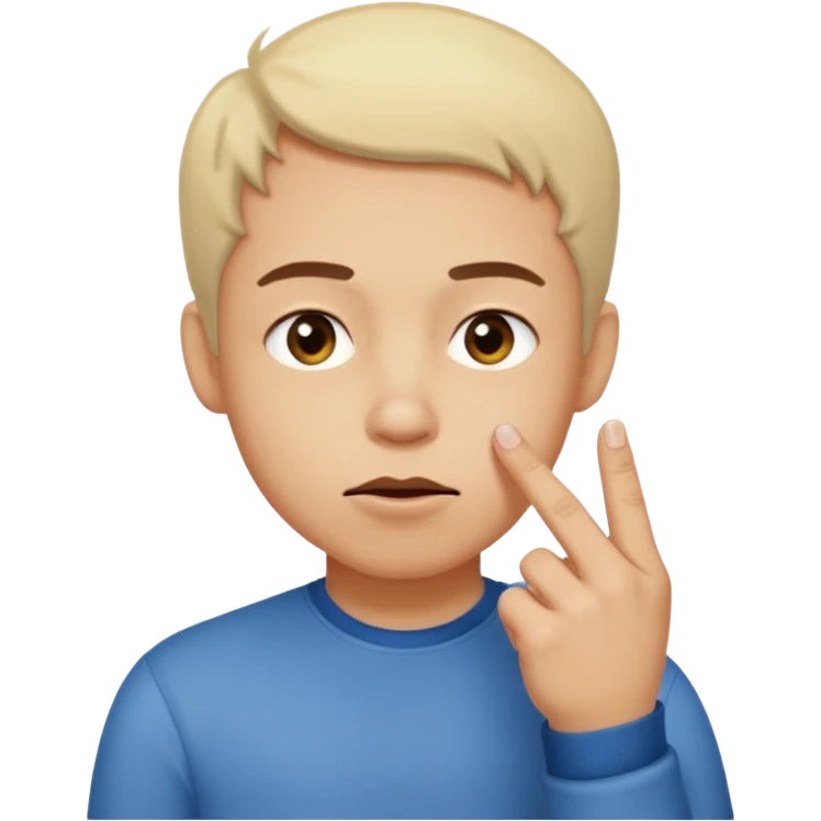 🙎🏻‍♀️ este emoji se tiene que Edgar mordiendo el segundo dedo, el que está a un lado del dedo gordo emoji