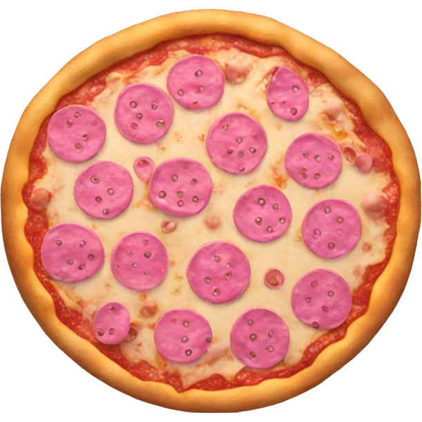 Pink pizza emoji