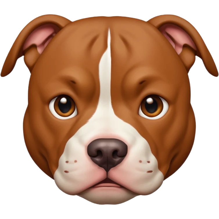 Pitbull face emoji
