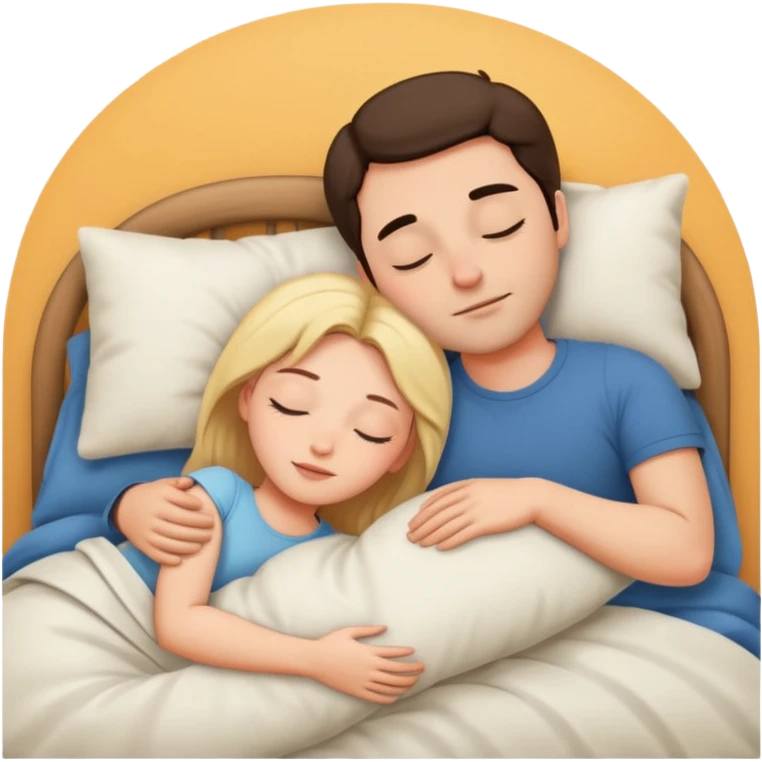 couple sleeping together  emoji