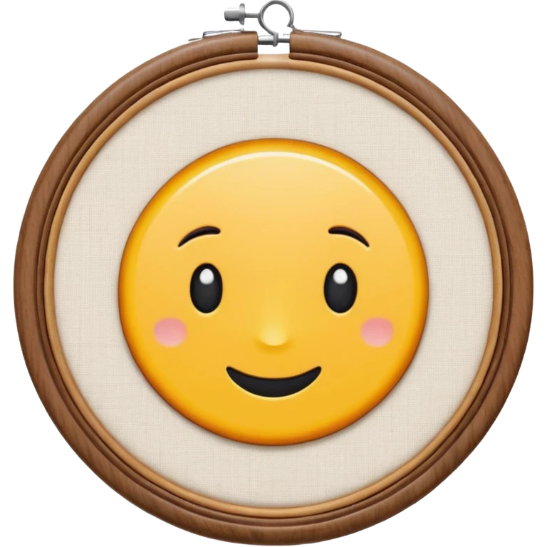 embroidery hoop emoji