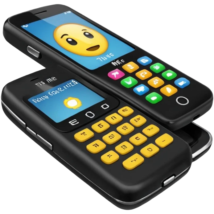 flip phone that reads "that is so me" emoji
