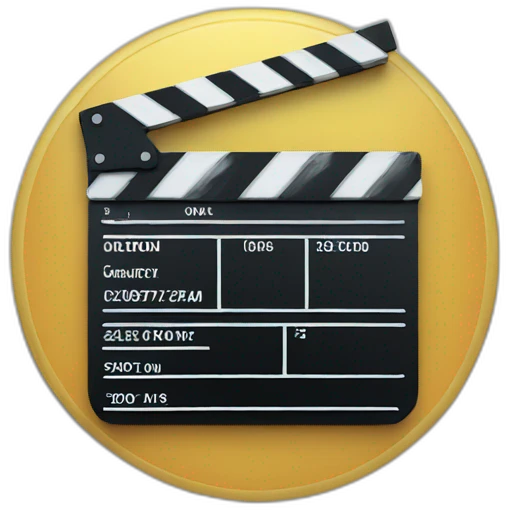 Clapperboard emoji