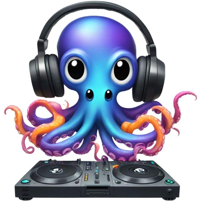 DJ pulpo emoji