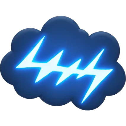 Lightning emoji