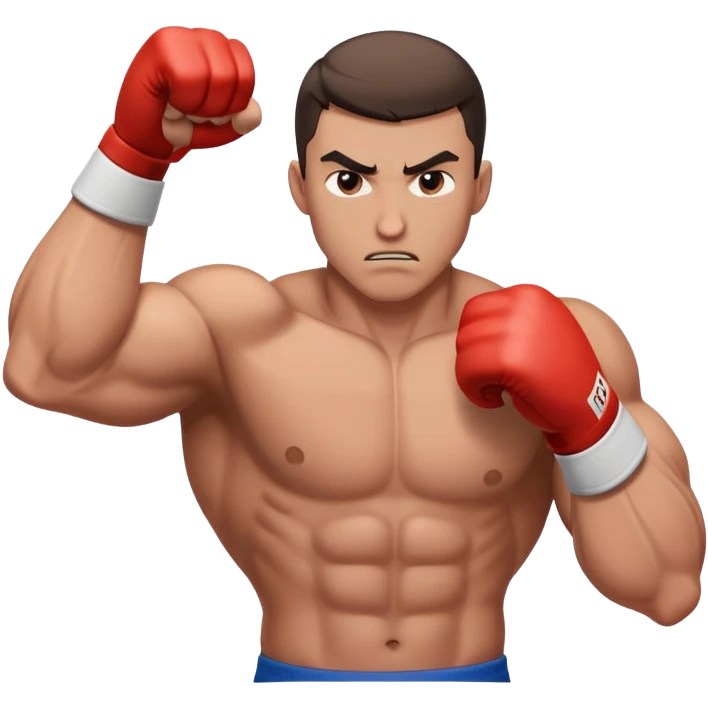 Man punching emoji