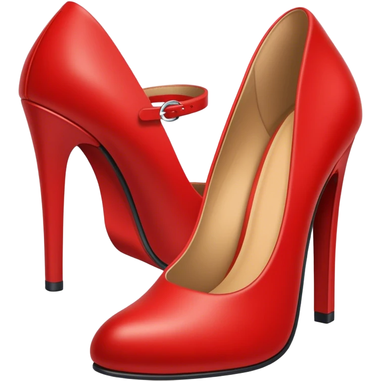 a red heel emoji
