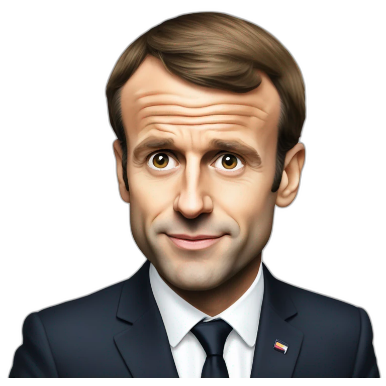 Emmanuel macron eat an shit emoji