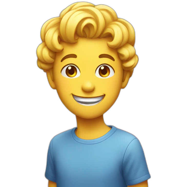 Candy smile emoji