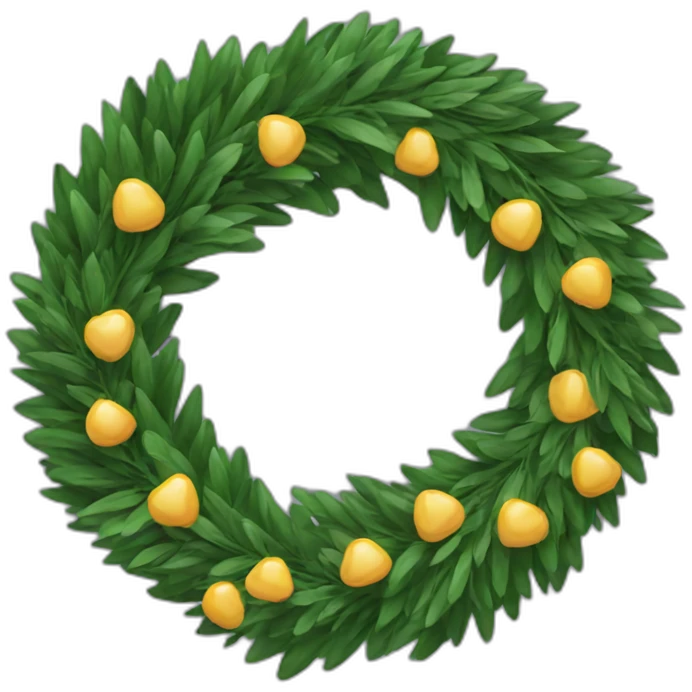 wreath emoji