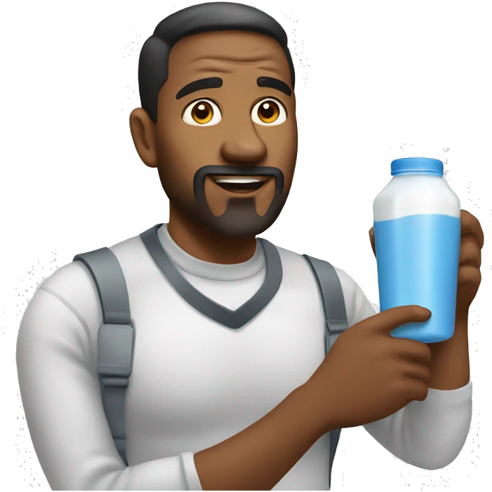 Dad going search milk emoji