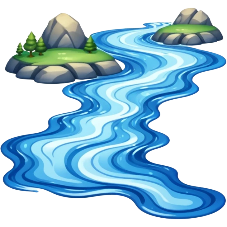 A river emoji