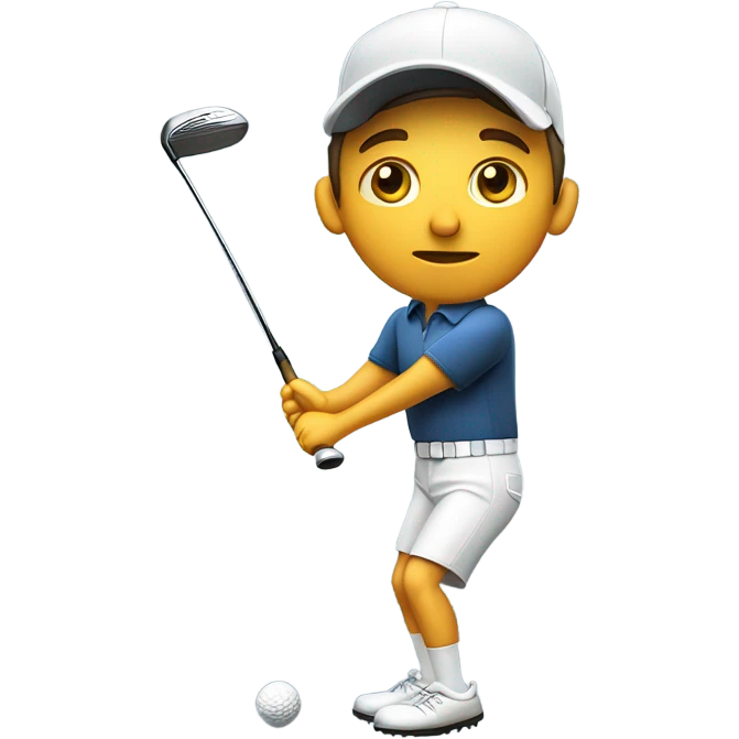 master who plays golf emoji