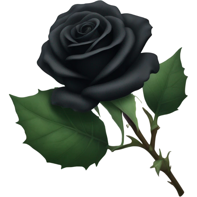 black rose emoji