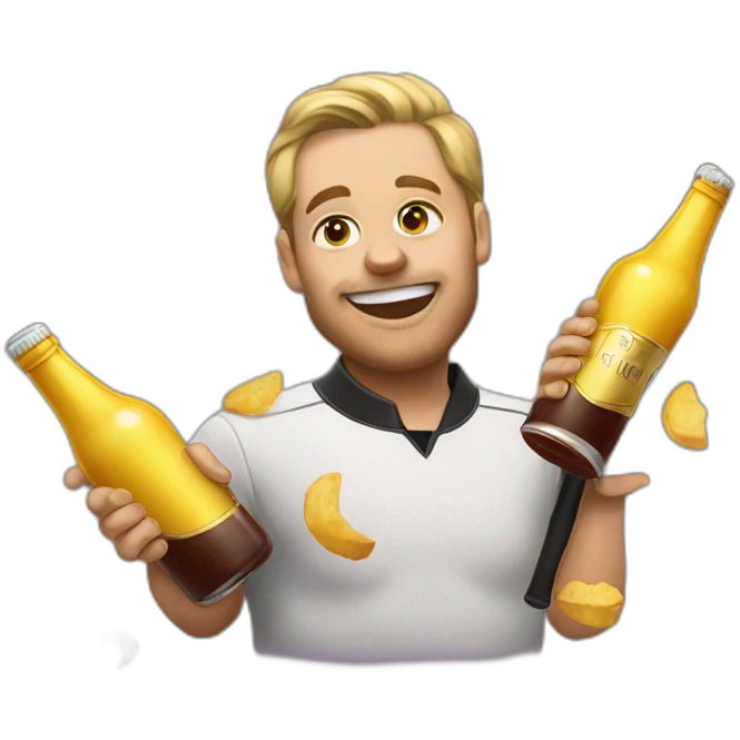 adolph hitter at a party emoji