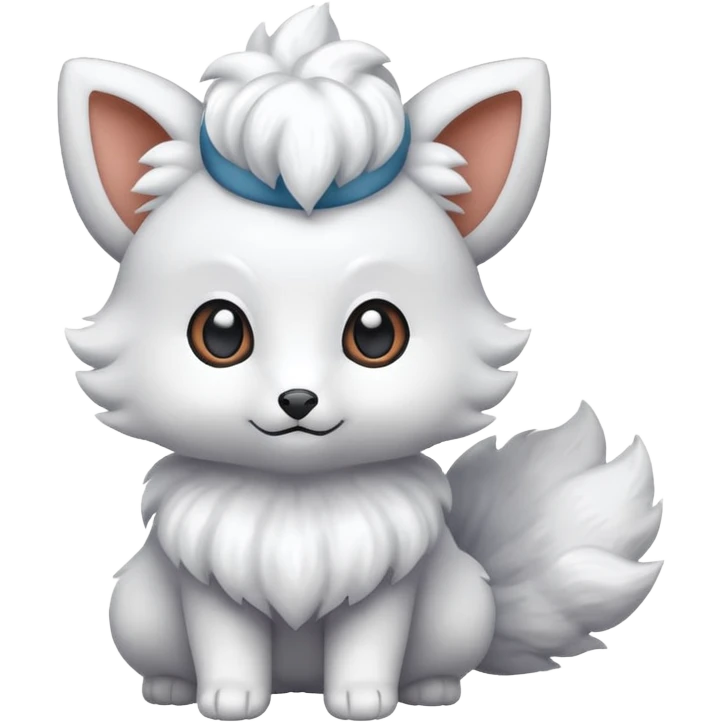 Alolan vulpix (all white) emoji