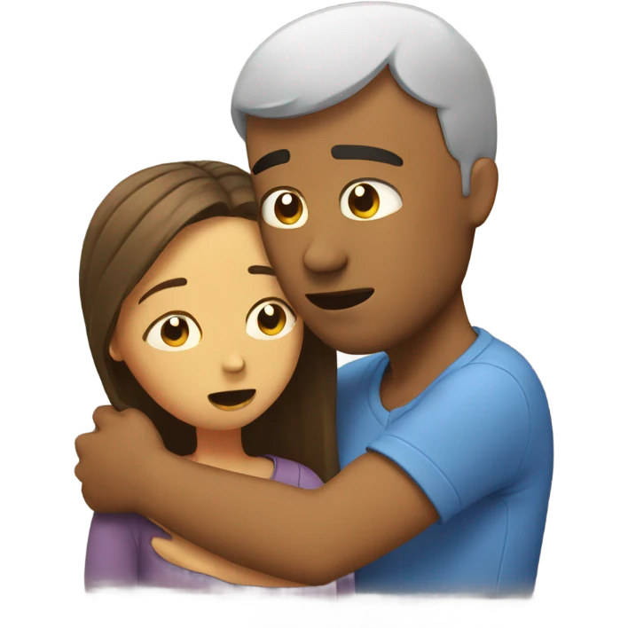 Consoling a friend  emoji
