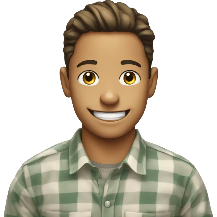 smiling boy in shirt meme make him have a Batman mask emoji