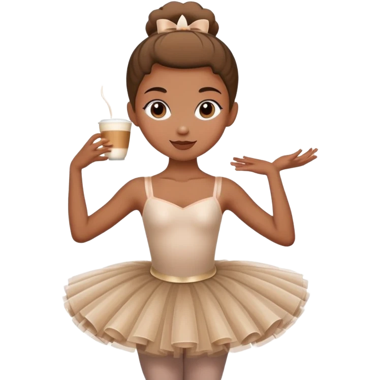 A ballerina cappuccina emoji