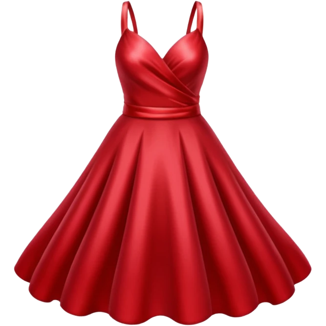 Ropa de satin color cherry emoji