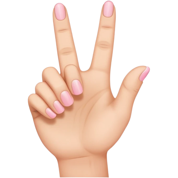 hand with index, middle, and pinky fingers up emoji