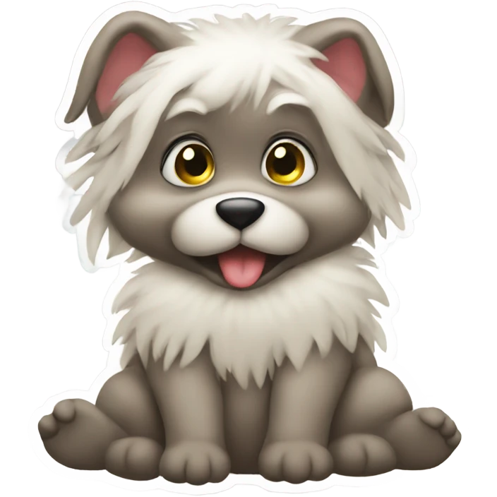 Naughty  cute sticker emoji