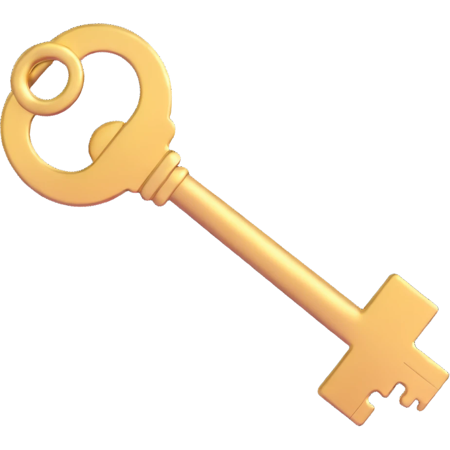 golden key emoji