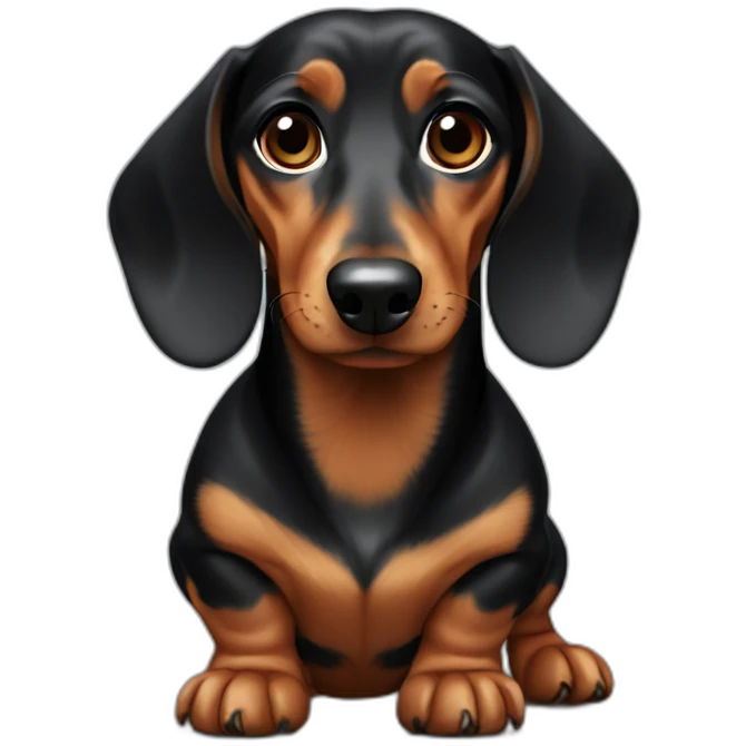 All dachshund body emoji