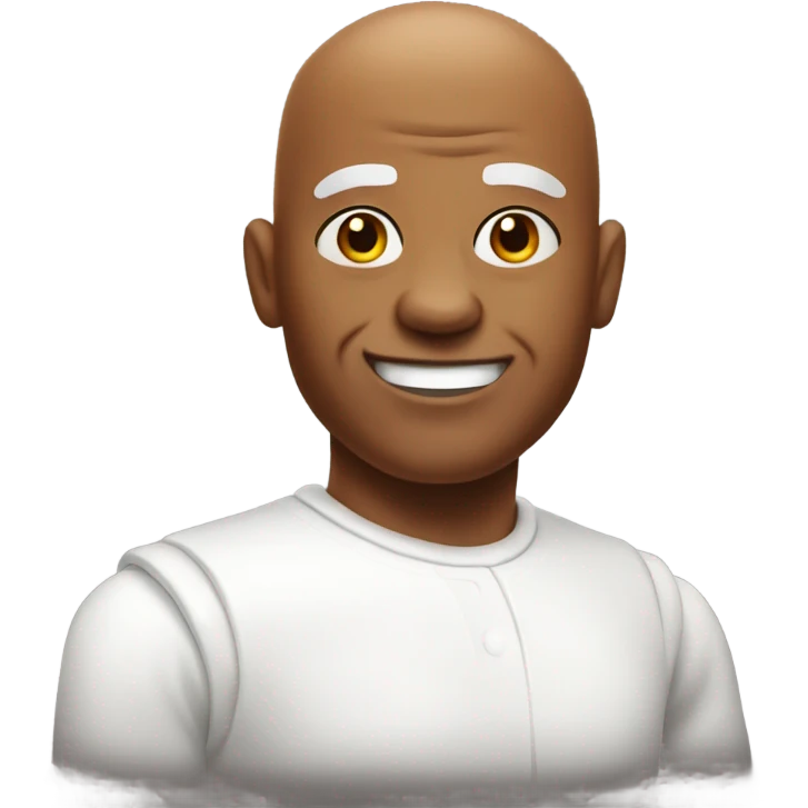 Black mr clean emoji