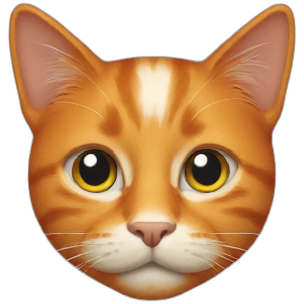 ginger cat head emoji