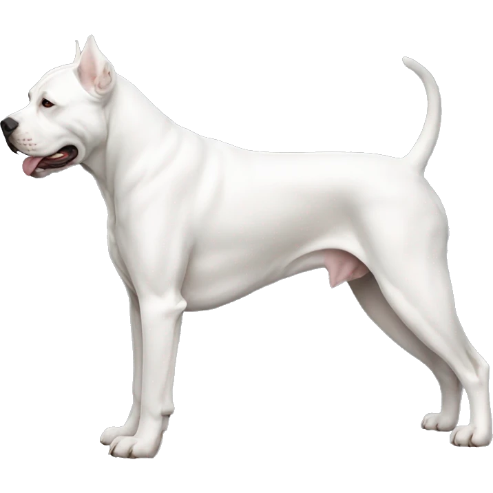 Dogo Argentino Dog Breed Full Body emoji