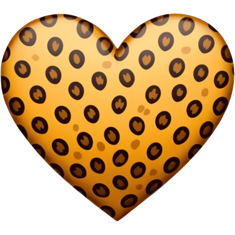 Cuore leopardato  emoji
