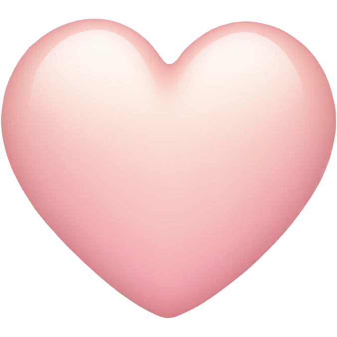 Pastel Pink Heart emoji
