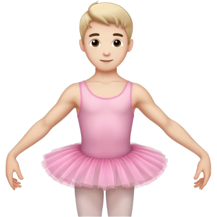 ballerina male si pink emoji
