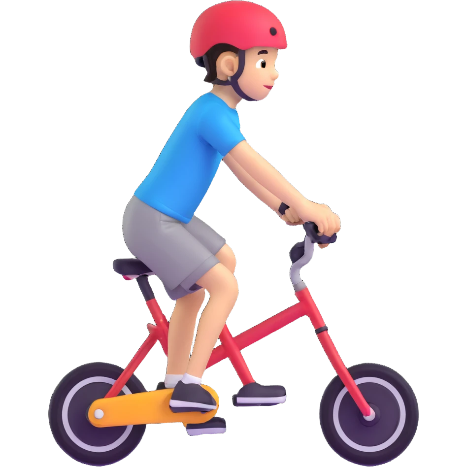 beginner, newcomer with training wheels emoji