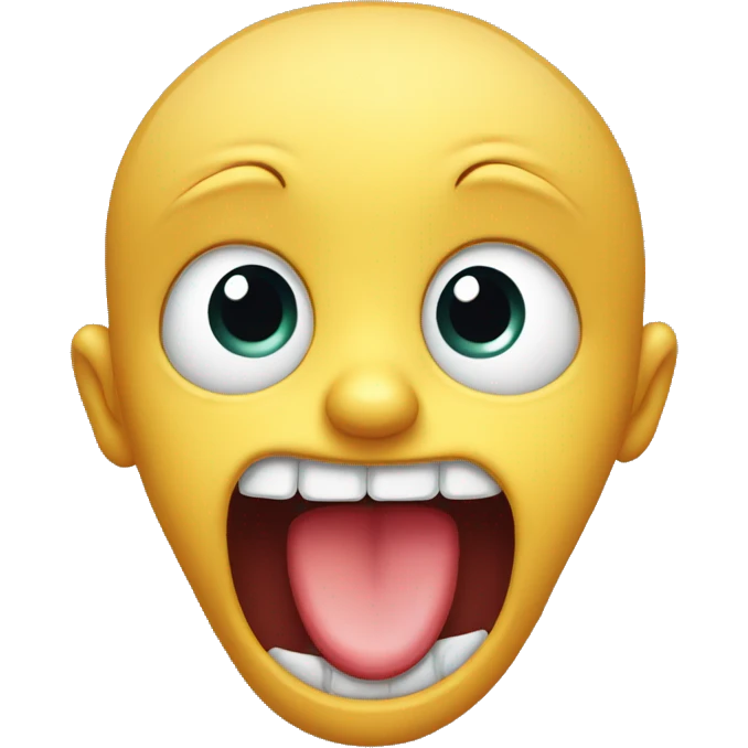 nervous gulp emoji emoji