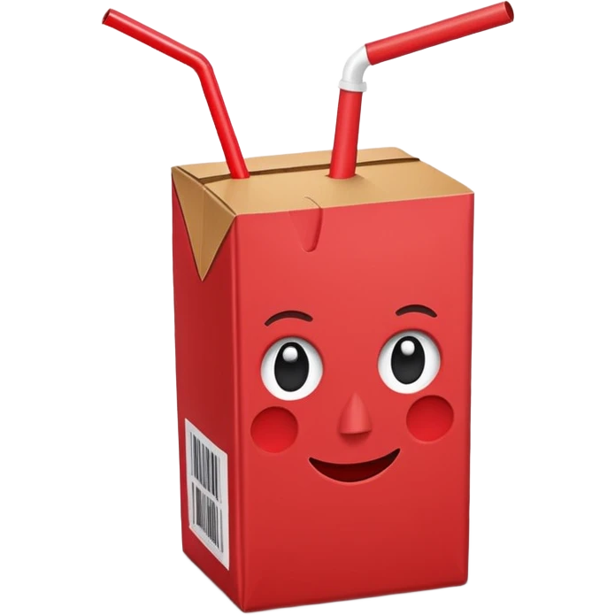 juice box RED emoji