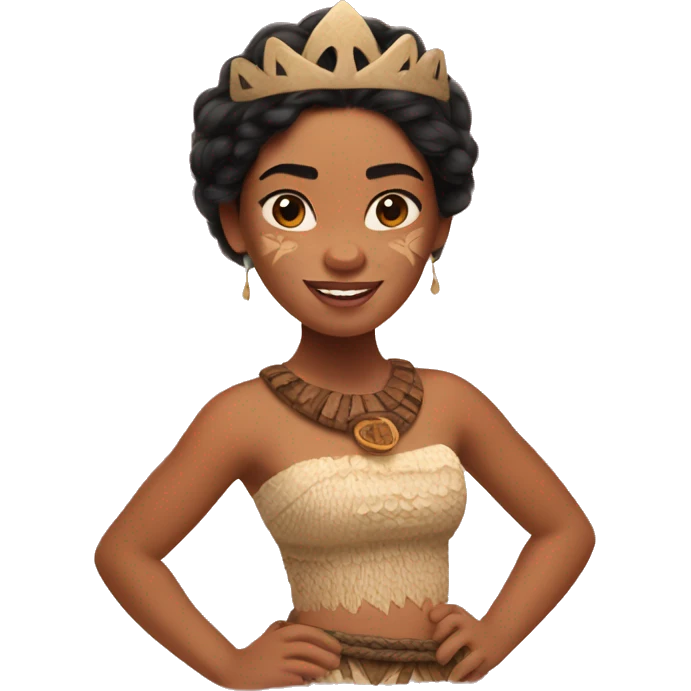 Moana princess  emoji