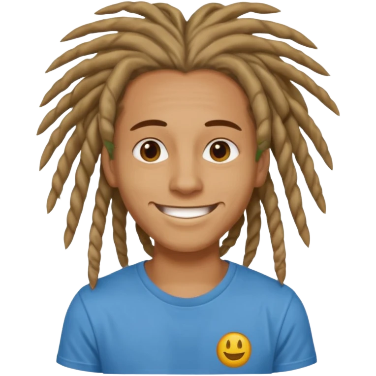 Hipster dreadlocks emoji