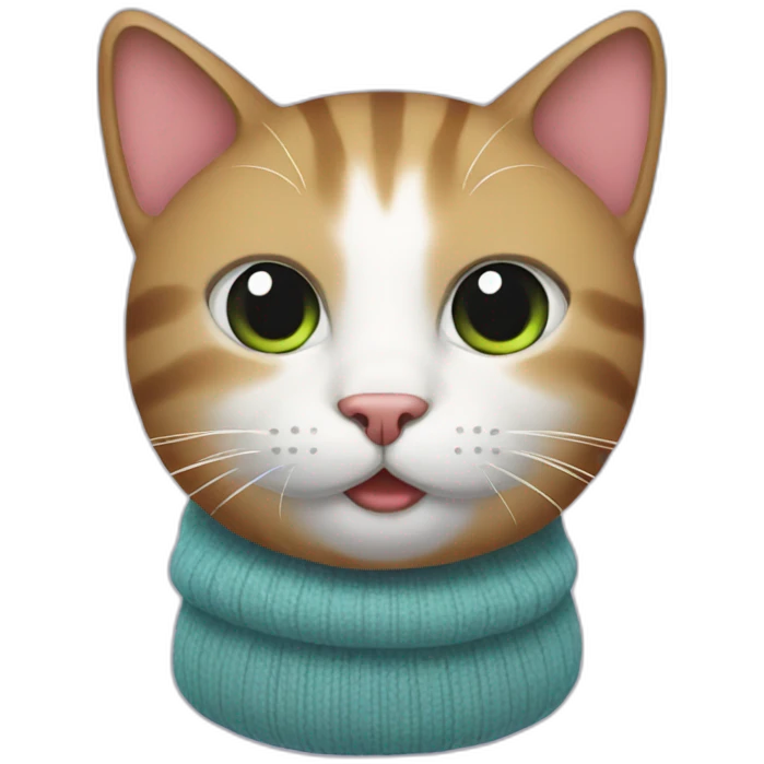 Cat with socks emoji
